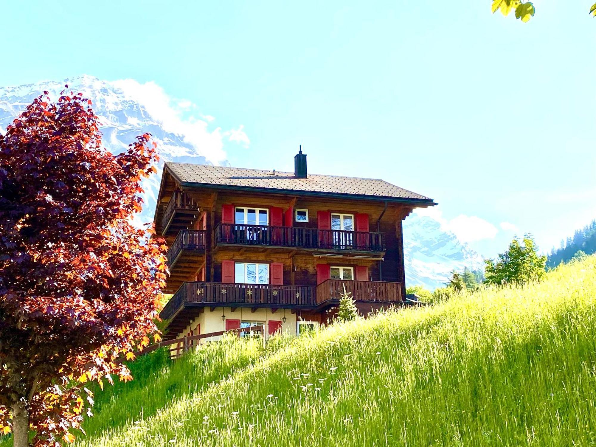 Apartments Chalet Tatyana Leukerbad Luaran gambar
